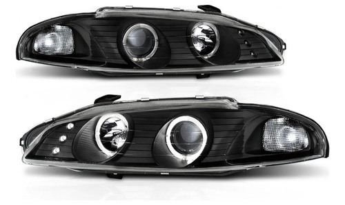 Faros 1997 1998 1999 Mitsubishi Eclipse Par  Negros