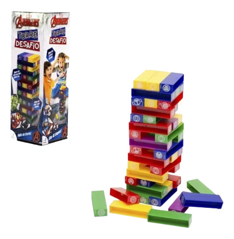 Jenga / Torre De Equilibrio Didáctica Torre Extrema Avengers