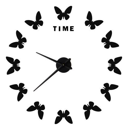 Adhesivo De Pared Grande Con Forma De Reloj, Innovador, Para