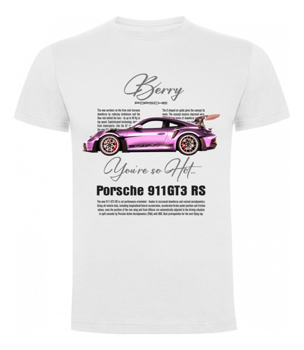 Polera Unisex Para Niños - Porsche 911 Gt3 Rs - Porsche 02