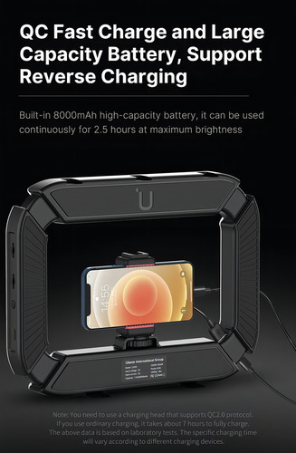 Iluminador Led Ulanzi U200 Celular Dslr Mirroless Gopro