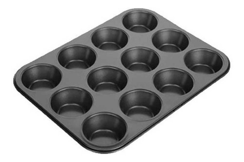 Molde Para 12 Muffins Cupcakes Teflonado Pettish Online