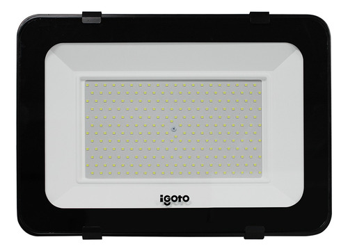 Lampara Led Reflector 200w 6500k Luz Dia Negro Ref200 Igoto