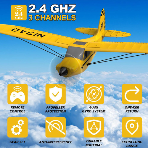 28 Avion Rc 3 Canales Control Remoto Avion Entrenador Ai...