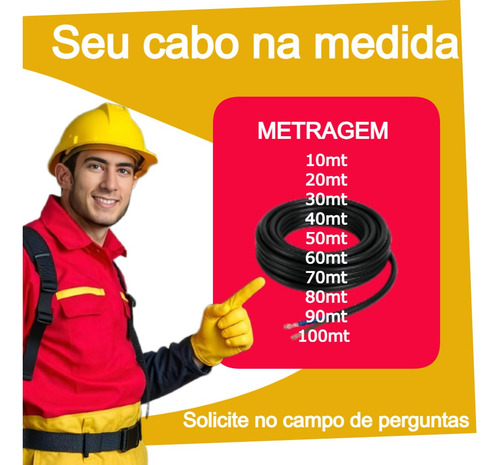 Cabo Flexivel 750v Fio 1,5mm Corfio 40 Metros