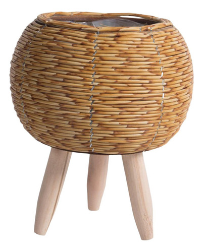 Cesta Tejida For Planta Con Patas Maceta Patas De Pie De