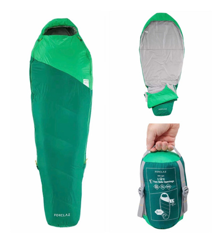 Sleeping Bag Con Gorro De Trekking 500 Light 15° Forclaz