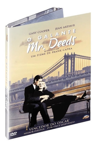 O Galante Mr. Deeds - Dvd - Gary Cooper - Jean Arthur - Frank Capra