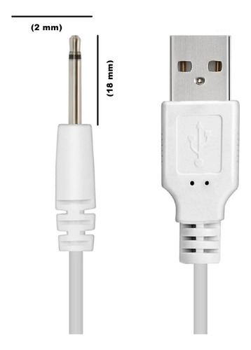Cabo Carregador Para Massageador Portátil Usb P1 1metro