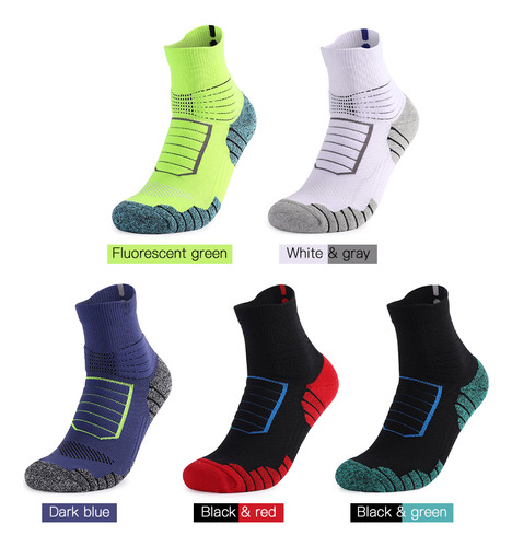 Calcetines De Baloncesto Transpirables, Deportivos, Redondos