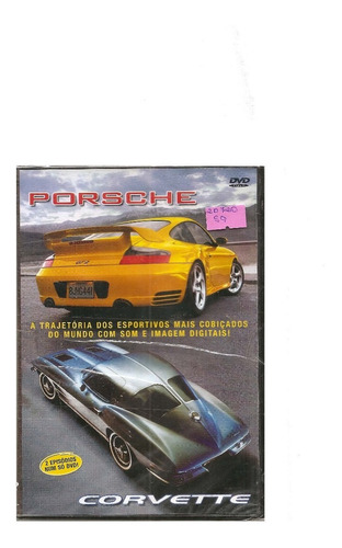 Dvd Revista Dvd Total Porsche / Corvette - Rock Story Brasil