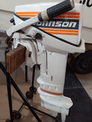 Imagen 2 de 18 de Motor Johnson Fuera De Borda Usado 9.9 Hp Pata Larga