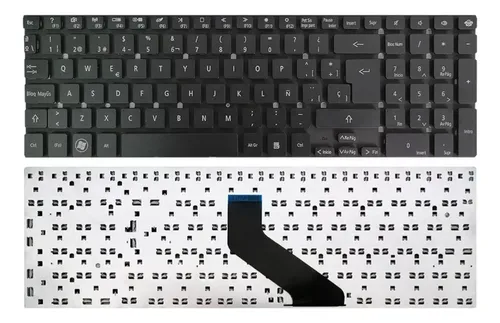 Nv55s Teclado Para Gateway Nv55s Nv55h Nv57h Nv75s Nv77h Nv56r Esp | Envío gratis