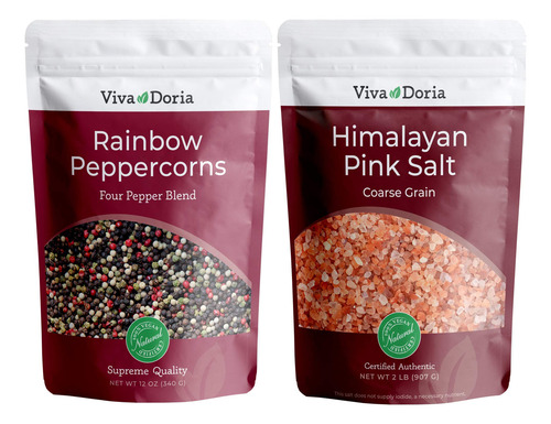 Mezcla De Pimientas Arcoíris Y Sal Rosa Del Himalaya 1 Kg