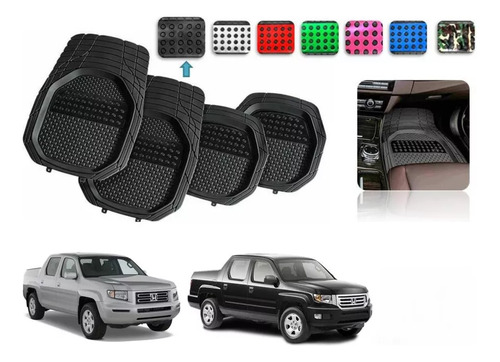 Tapetes 4pz Bandeja 3d Color Honda Ridgeline 2006 A 2015