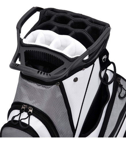 Bolsa De Carrito De Golf Premium Con Divisores De Longi...