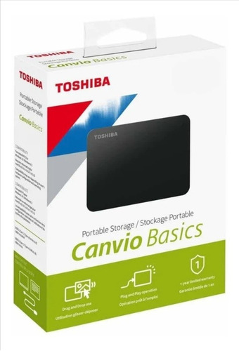 Disco Duro Externo Toshiba 2tb Teras Canvio 