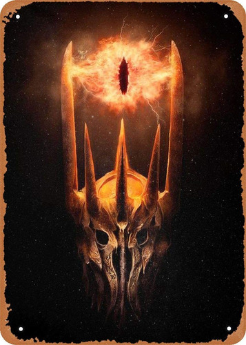 Unidwod Lord Of The Rings Movies Art - Cartel De Metal Vinta