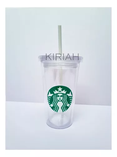 Vaso Símil Starbucks Acrílico Sorbete Doble Capa Kiriah