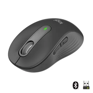 Mouse Logitech M650 Para Manos Pequeñas Y Medianas Color Grafito