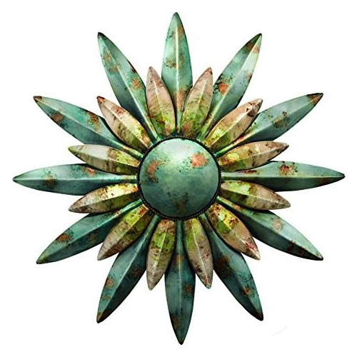 10200 Sunburst Sun Wall Decor, Aguamarina