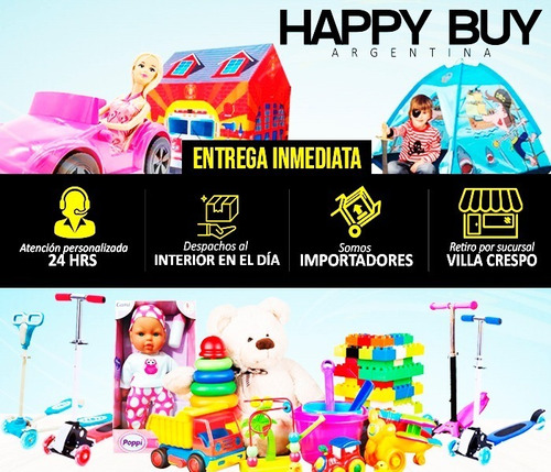 Imagen 6 de 6 de Carpa Casita Infantil Unicornio Colorida Juegos Nenas