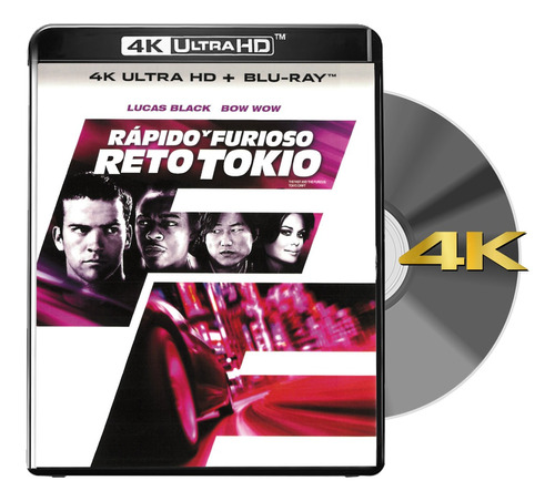 Blu Ray 4k Rapidos Y Furiosos 3 Reto Tokio