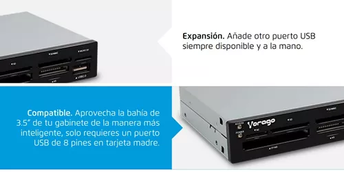 Lector Tarjeta Memoria Flash SD CF MS XD - Lectores de Tarjetas Internos