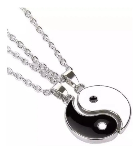 2-collar Doble Compartido Mejores Amigos Ying Yang Pareja