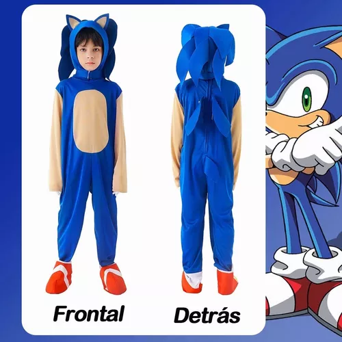 Disfraz Cosplay Tipo Sonic Boom Superheroe Erizo de 2 a 10 años (2 Años) :  .com.mx: Juguetes y Juegos