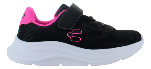 Charly Tenis Correr Atletico Ligero Textil Negro Niña 82966