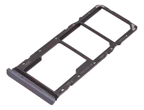 Bandeja Porta Sim Chip Sd Para Tcl 40 Se Color Negro