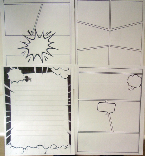 Imagen 4 de 4 de Set Creador Magico Comics Con Lapiz Y Plantillas Gratis