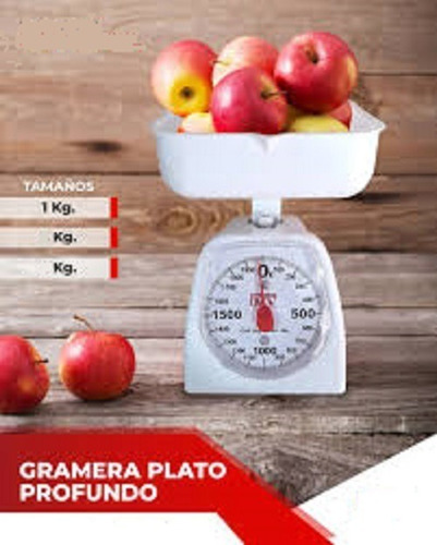 Balanza Gramera Mecanica Portatil Cocina 1gr A 1kg Bascula