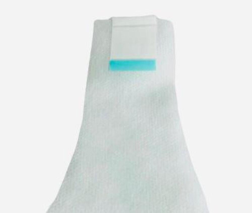 Babador Descartável Tnt Com Velcro Branco 30g Pct 100unids