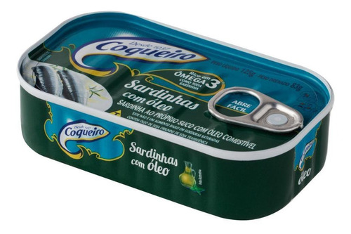 Sardinha Em Óleo Coqueiro Lata 125g