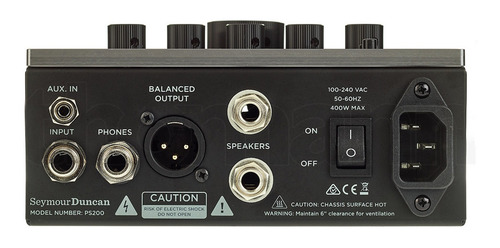 Imagen 4 de 4 de Amplificador Powerstage 200 Seymour Duncan 200 W Eq 4 Bandas