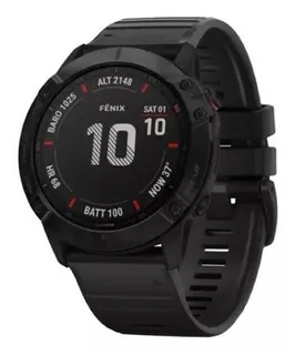 Smartwatch Garmin Fenix 6x Pro, Gps, 5 Atm, Negro
