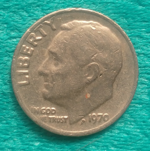 Moneda One Dime P 1970 Roosevelt