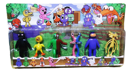 Muñecos Rainbow Friends Set X 6