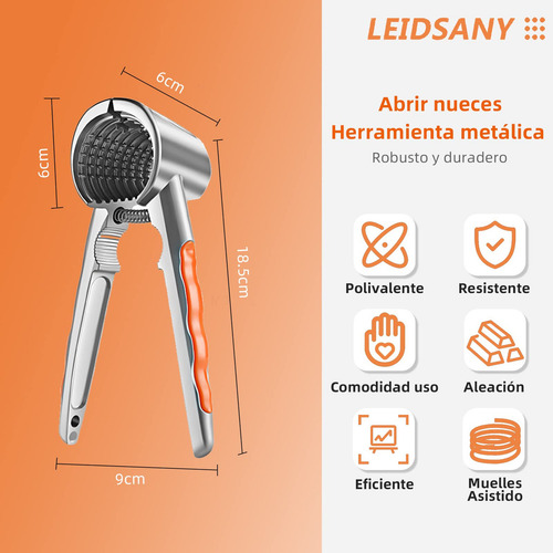 Herramienta Cascanueces, Pinza Para Nueces, Fabricado En