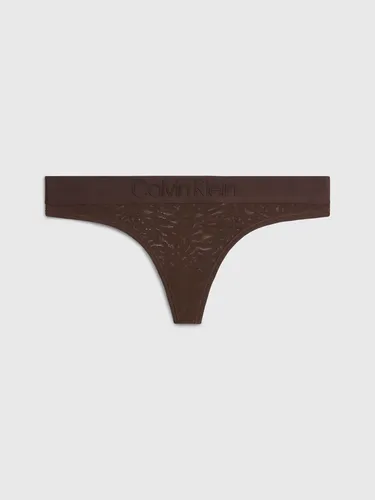 Pantie Tipo Tanga Con Encaje Tonal - Intrinsic Calvin Klein