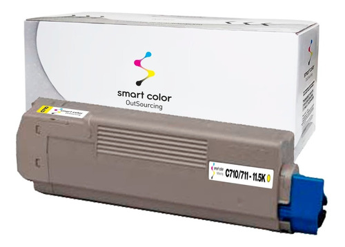 Toner Compatível Okidata C711 C711wt C711n C710 711wt Yellow