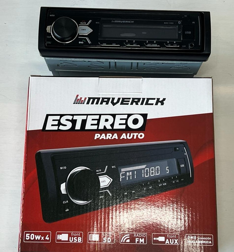 Imagen 3 de 4 de Estero Maverick 1500 Usb Bluetooth Mp3 Control Remoto Am/fm