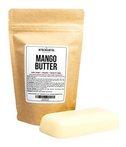 Mantequilla De Mango Pura - Sustituto Shea - 8 Oz