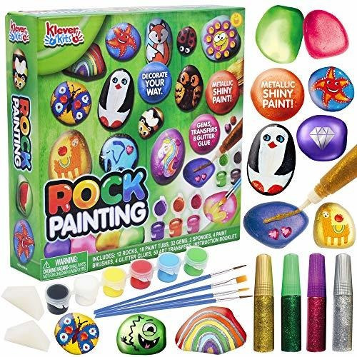  Roca Pintura Artes Creatividad Manualidades Kit De Bri...