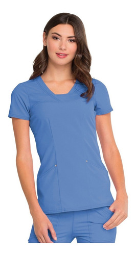 Top Premium De Uniformes Clinicos Heartsoul Color Celeste