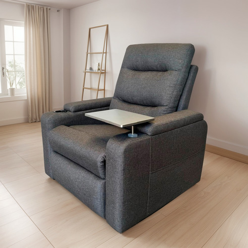 Sillon Reclinable Reposet C/mesa Giratoria Y Portavaso Moss