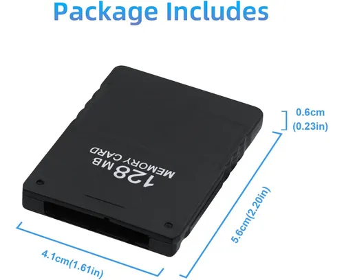Memory Card 128mb Compatible Con Ps2 Memoria Play Juegos