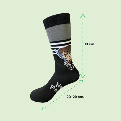 3 Pares Calcetas De Harry Potter Originales.